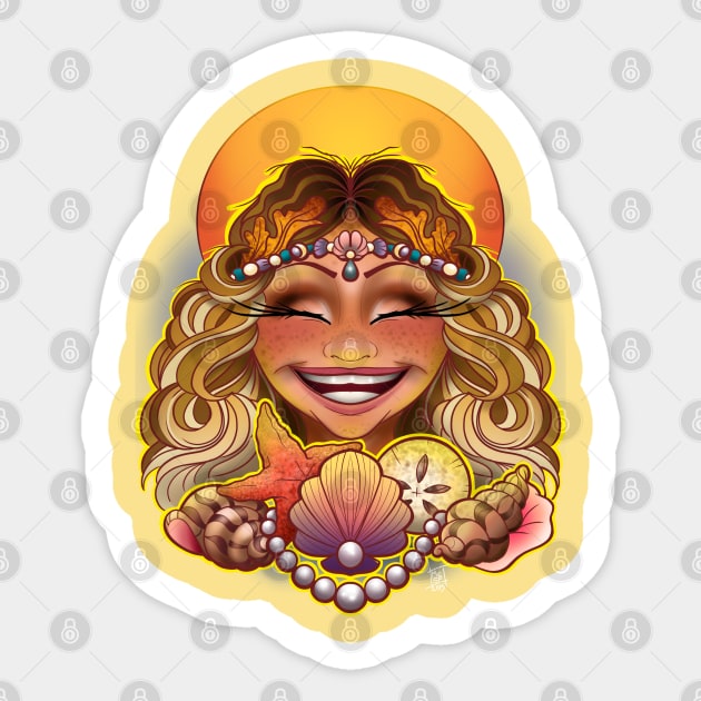 Sister of Seasons - Summer Sticker by InkyMcStapleface